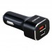 Carregador Veicular Turbo 38W Tipo C + USB ECV 11 POWER Intelbras - Preto